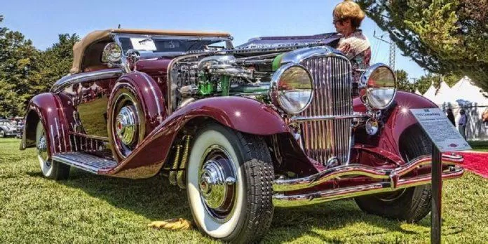 Mẫu xe Duesenberg Model SJ Convertible Coupe 1935 (Ảnh: Internet). Mẫu xe Duesenberg Model SJ Convertible Coupe 1935 (Ảnh: Internet).