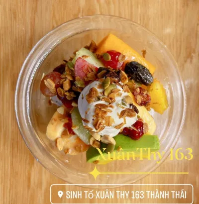 Sinh tố Xuân Thy (Ảnh: Facebook Sinh tố Xuân Thy 163 Thành Thái) Sinh tố Xuân Thy (Ảnh: Facebook Sinh tố Xuân Thy 163 Thành Thái)