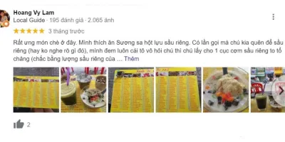Đánh giá của khách hàng về Vitamins 167 Thành Thái (Ảnh: BlogAnChoi)