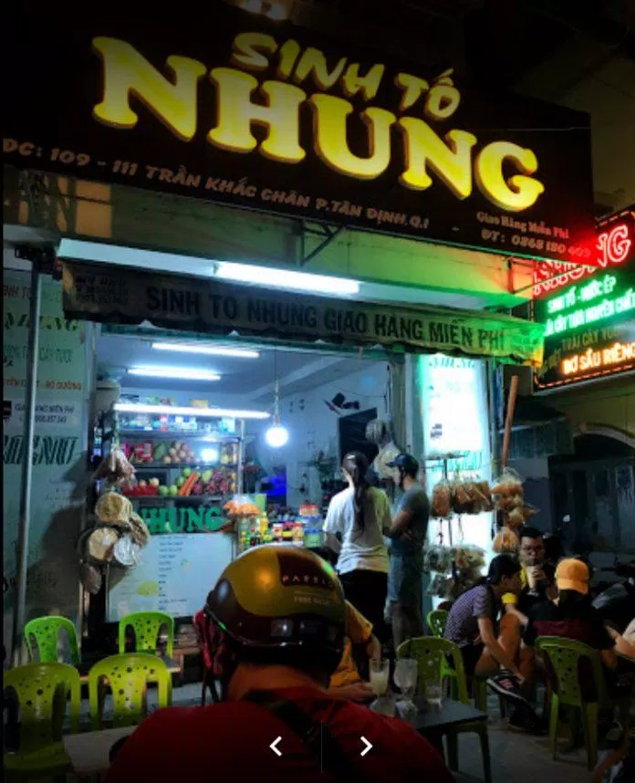 Quán sinh tố nhỏ tồn tại nhiều năm giữa lòng Sài Gòn (ảnh: internet)