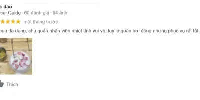 Sinh tố Xuân Thy 163 Thành Thái (Ảnh: Internet)