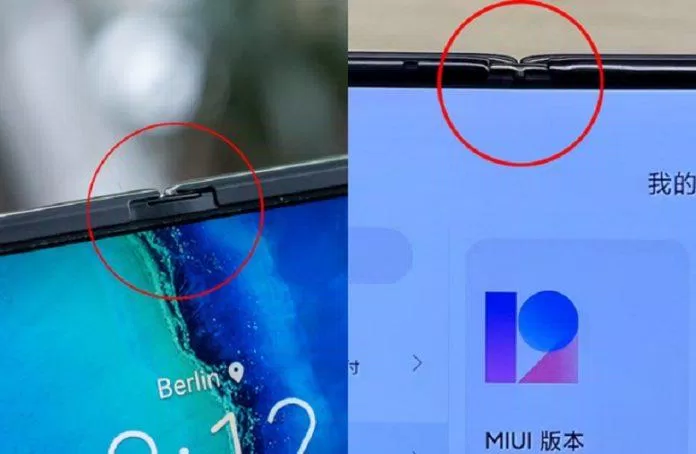 Các mấu bảo vệ đã xuất hiện trên Huawei Mate X2 và Xiaomi Mi Mix Fold (Ảnh: Internet).