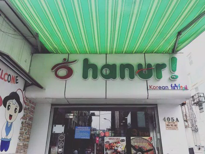 Cửa hàng Hanuri tại Sư Vạn Hạnh. (Ảnh : Internet).