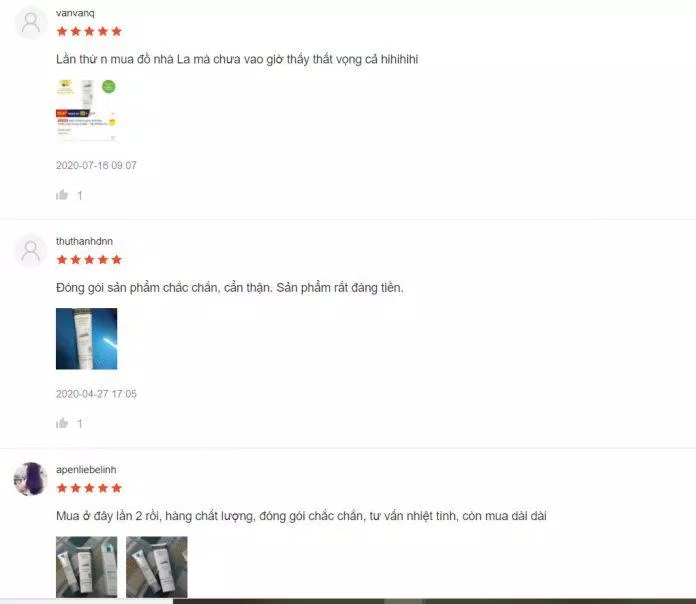 Những nhận xét của khách hàng về sản phẩm trên trang Shopee (ảnh: BlogAnChoi).