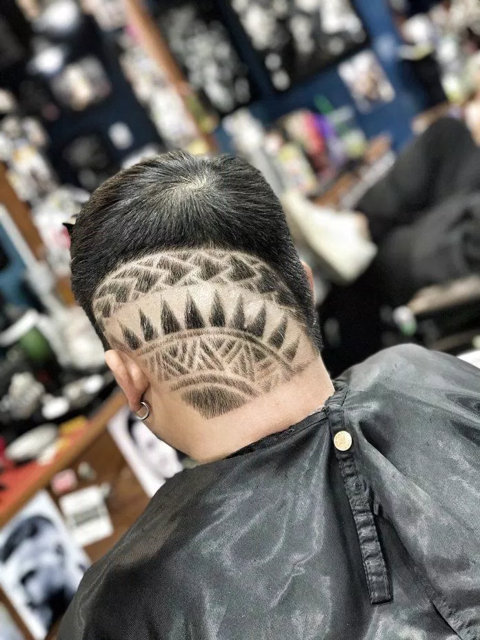 Mẫu tóc tatto đẹp. (Ảnh: internet)