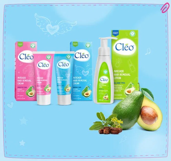 Kem tẩy lông Cleo Avocado Hair Removal Cream (Nguồn: Internet).