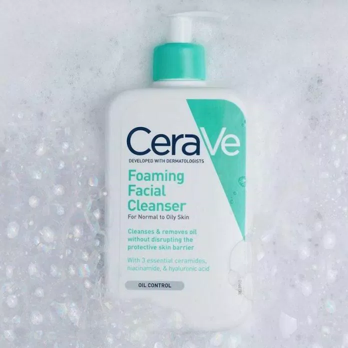 Sữa rửa mặt CeraVe Foaming Facial Cleanser giúp hỗ trợ quá trình trị mụn (Nguồn: Internet) Sữa rửa mặt CeraVe Foaming Facial Cleanser giúp hỗ trợ quá trình trị mụn (Nguồn: Internet)