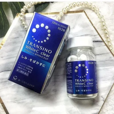 Viên uống trắng da Transino White C Clear (ảnh: internet)