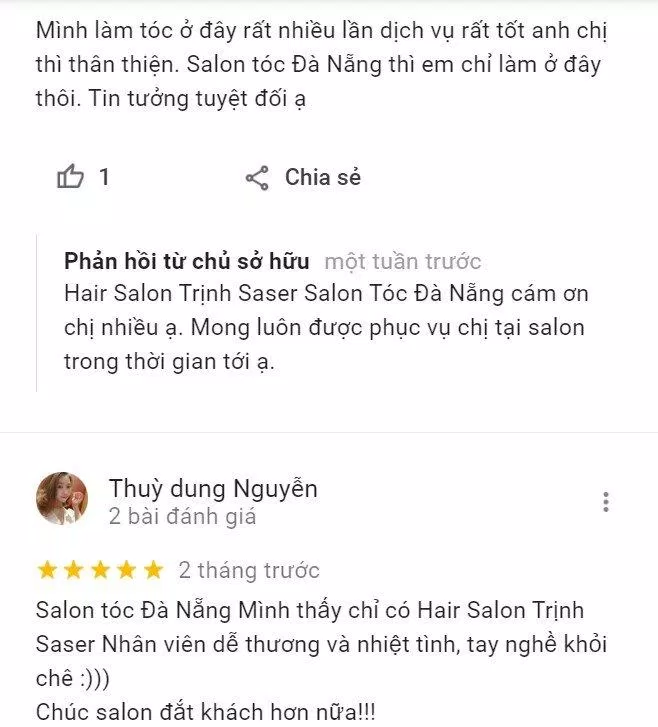 Sự thân thiện và nhiệt tình của đội ngũ nhân viên tại Trịnh Saser được khách hàng đánh giá cao (Nguồn: Internet)