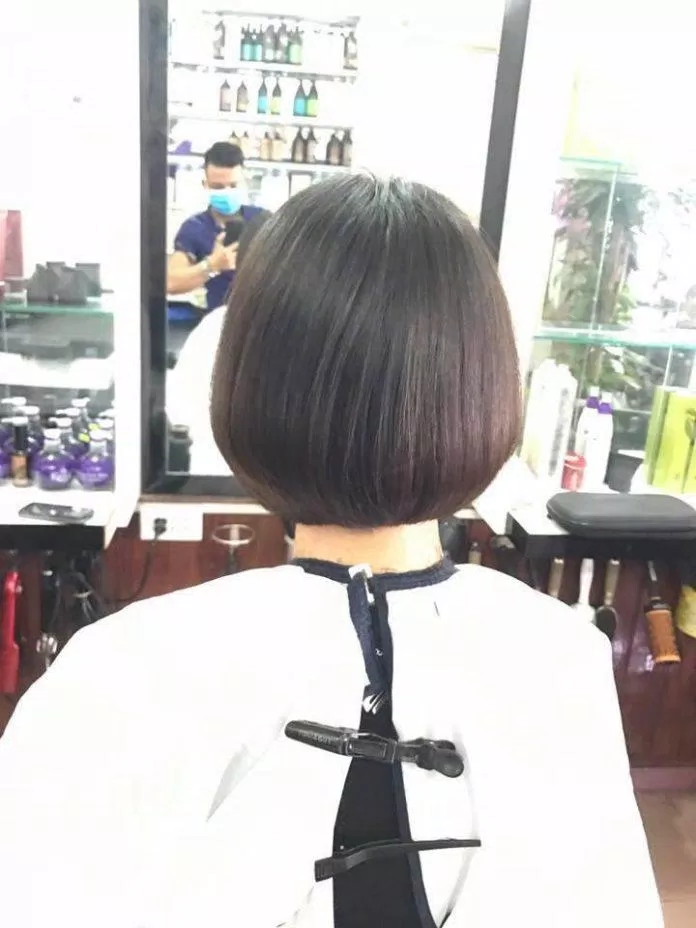 Một kiểu tóc ngắn cơ bản của khách hàng tại Hair Salon Tuấn Thanh (Nguồn: Hair Salon Tuấn Thanh)