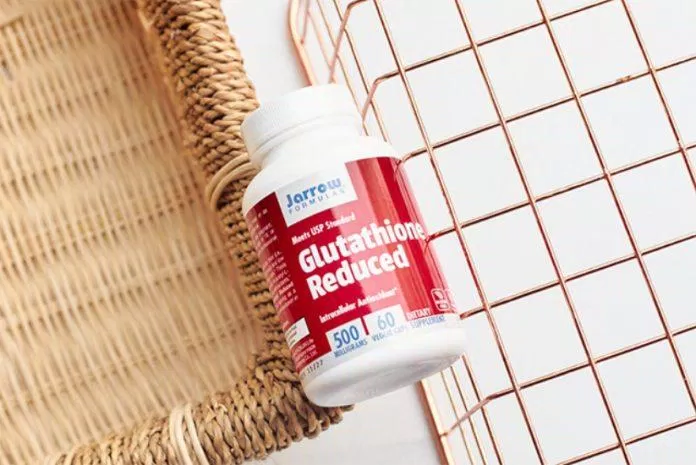 Viên uống trắng da Jarrow Glutathione (ảnh: internet)