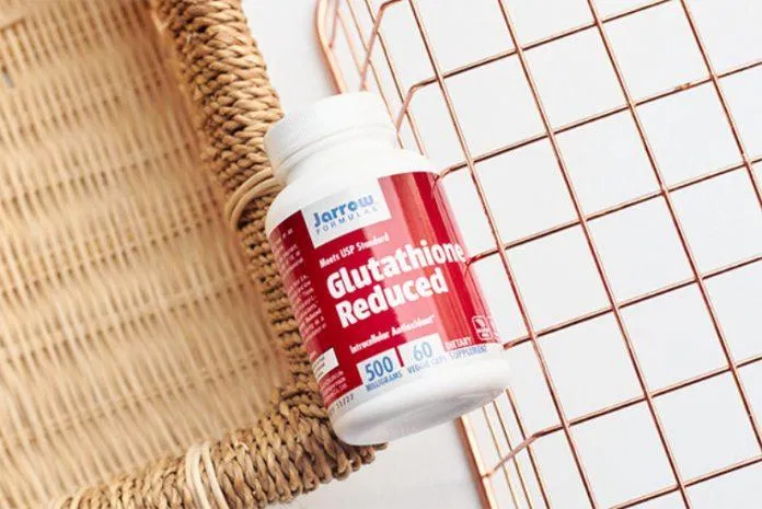 Viên uống trắng da Jarrow Glutathione (ảnh: internet)