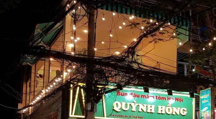 Hình ảnh quán bún đậu mắm tôm Quỳnh Hồng (ảnh: internet)
