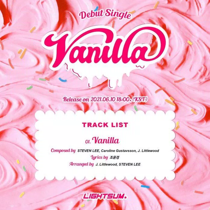 LIGHTSUM 1st Single Album "Vanilla" (Ảnh: Internet)