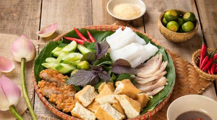 Bún đậu mẹt ngon
