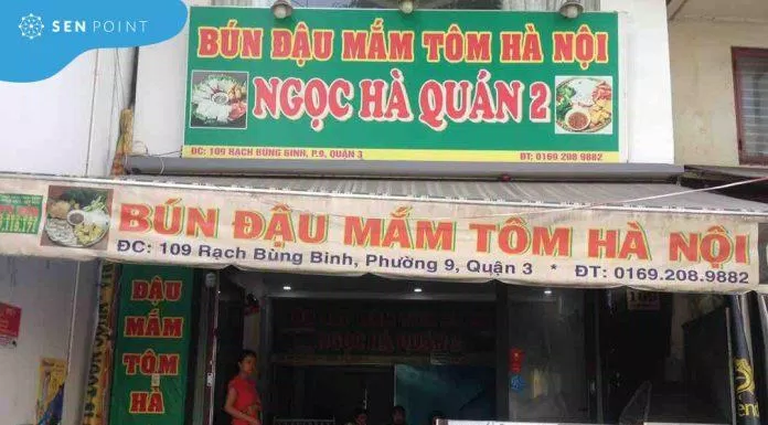 Bún đậu mắm tôm Hà Nội Ngọc Hà Quán 2 (ảnh: internet)