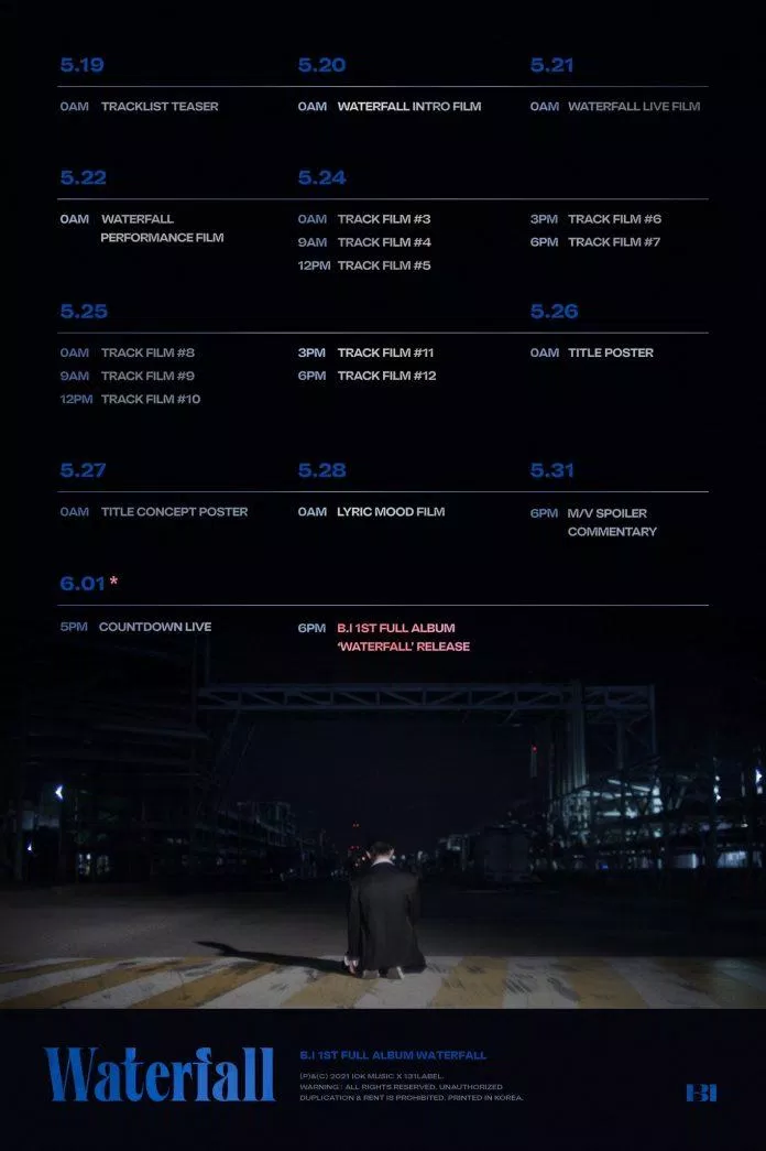 B.I - Waterfall plan (Ảnh: Internet)