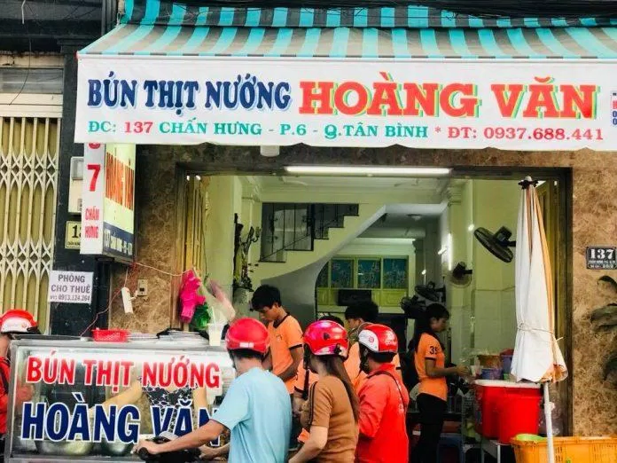 Bún Thịt Nướng Hoàng Văn (Ảnh: Internet)