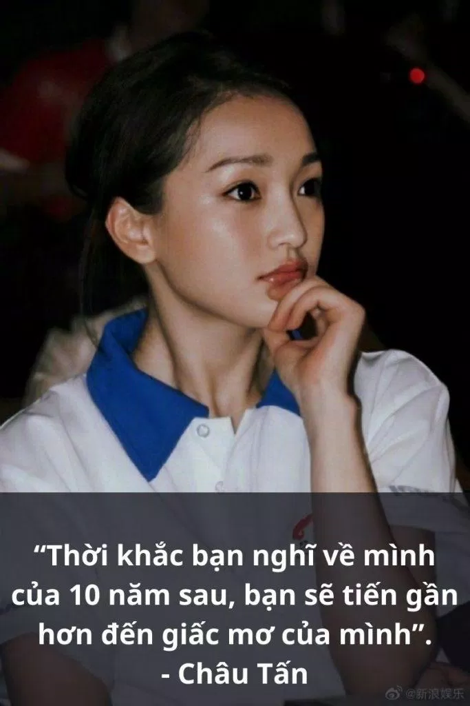 Câu nói của Châu Tấn (Ảnh: BlogAnChoi)