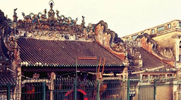 Chùa Bà Thiên Hậu những năm 1969 - 1970. (Ảnh: Internet) Chùa Bà Thiên Hậu những năm 1969 - 1970. (Ảnh: Internet)