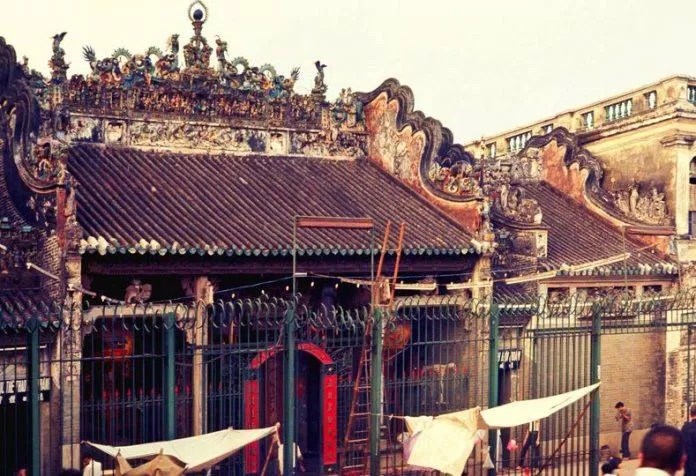 Chùa Bà Thiên Hậu những năm 1969 - 1970. (Ảnh: Internet) Chùa Bà Thiên Hậu những năm 1969 - 1970. (Ảnh: Internet)