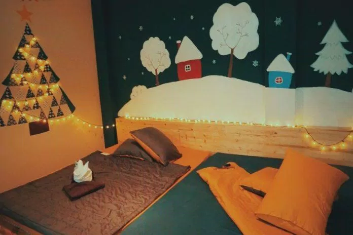 Không gian phòng tại Cỏ Mây Homestay (ảnh: internet)