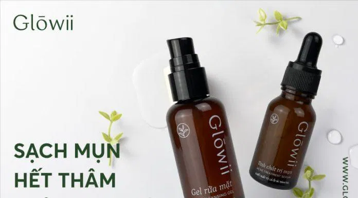 Bộ sản phẩm trị mụn Glowii giúp làm sạch lỗ chân lông cũng như gom cồi mụn nhanh chóng, hiệu quả (Nguồn: Internet).