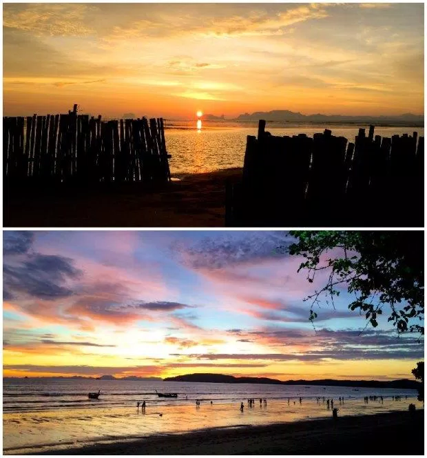 Cảnh hoàng hôn đẹp đến phi thường tại Krabi (Ảnh: Internet). Cảnh hoàng hôn đẹp đến phi thường tại Krabi (Ảnh: Internet).