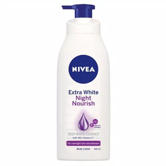 Nivea Extra Night Nourish sữa dưỡng thể làm sáng mịn da (Ảnh: Internet).