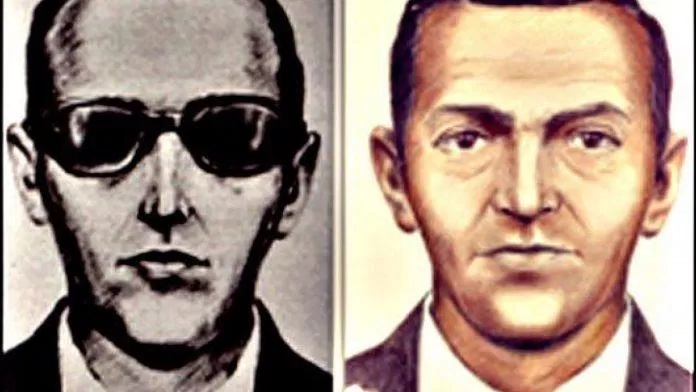 Phác họa chân dung D.B. Cooper của FBI. (Ảnh: Internet)
