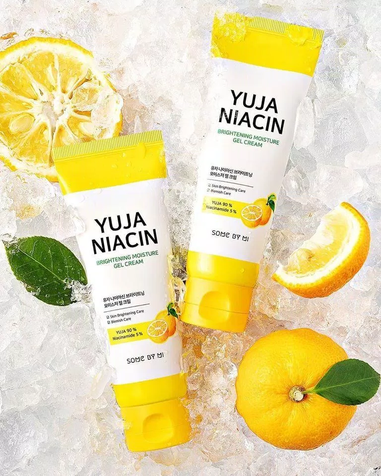 Gel dưỡng Some By Mi Yuja Niacin Brightening Moisture Gel Cream được chiết xuất từ quả thanh yên và Glutathione giúp làm sáng da ( Nguồn: internet)