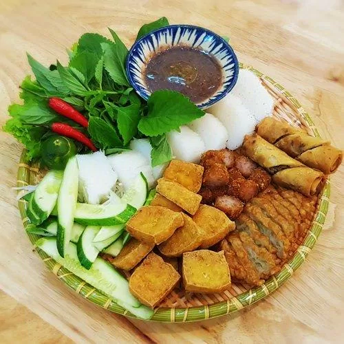 Phần đậu của quán Bún đậu Tràng Tiền (ảnh: internet)