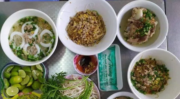 Hủ tiếu nhiều loại tại Hủ tiếu Nam Vang Trung Còi (Nguồn: Internet)