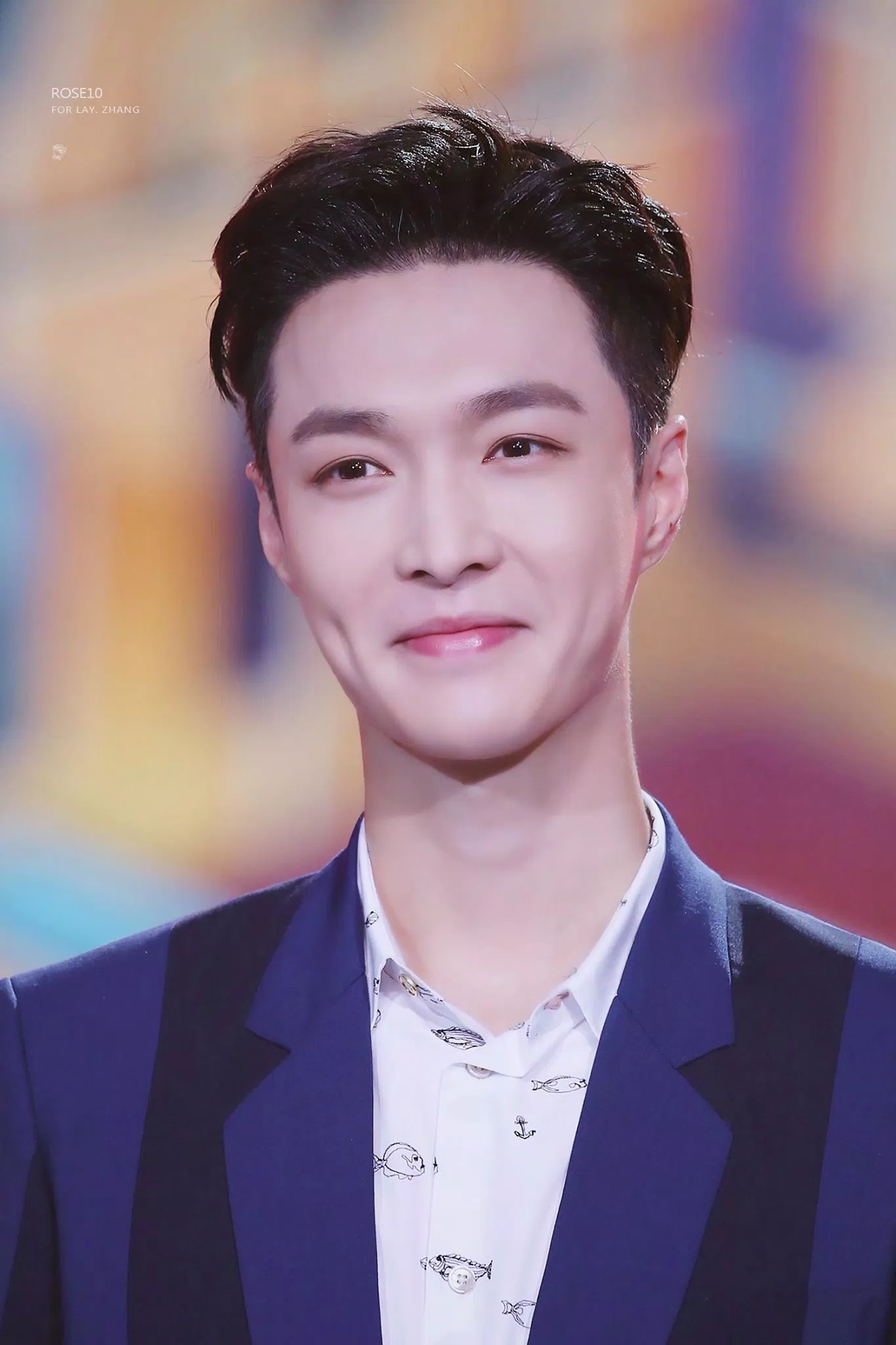 Má lúm đồng tiền siêu đáng yêu của Lay (EXO). (Nguồn: Internet)