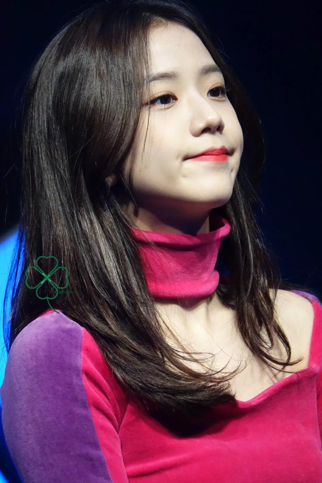 Jisoo (BLACKPINK) cũng có một má lúm đồng tiền nhỏ dưới khóe miệng như Taeyeon. (Nguồn: Internet)