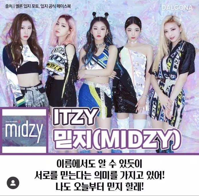 ITZY có tên fandom là MIDZY (Ảnh: Internet)