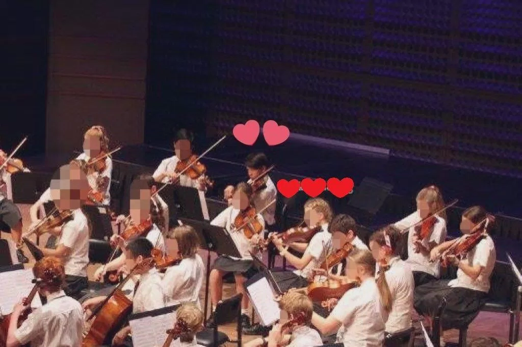 Jake đã từng tham gia dàn nhạc của trường với tư cách là một người chơi vĩ cầm (Ảnh: Internet). Jake đã từng tham gia dàn nhạc của trường với tư cách là một người chơi vĩ cầm (Ảnh: Internet).