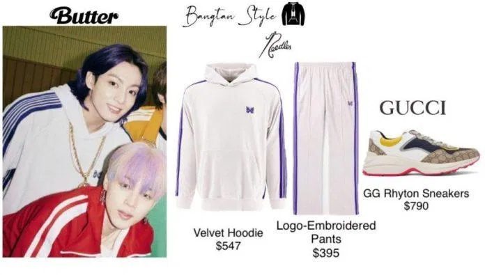 Outfit của Jungkook trong Butter (Ảnh: Internet). Outfit của Jungkook trong Butter (Ảnh: Internet).