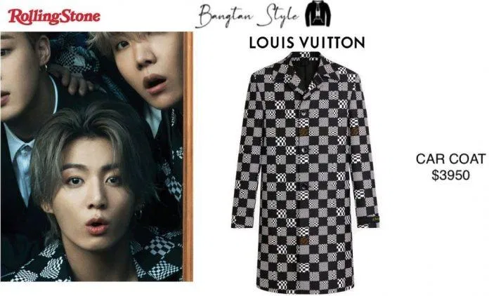 Jungkook và chiếc áo khoác đắt tiền của Louis Vuitton (Ảnh: Internet). Jungkook và chiếc áo khoác đắt tiền của Louis Vuitton (Ảnh: Internet).