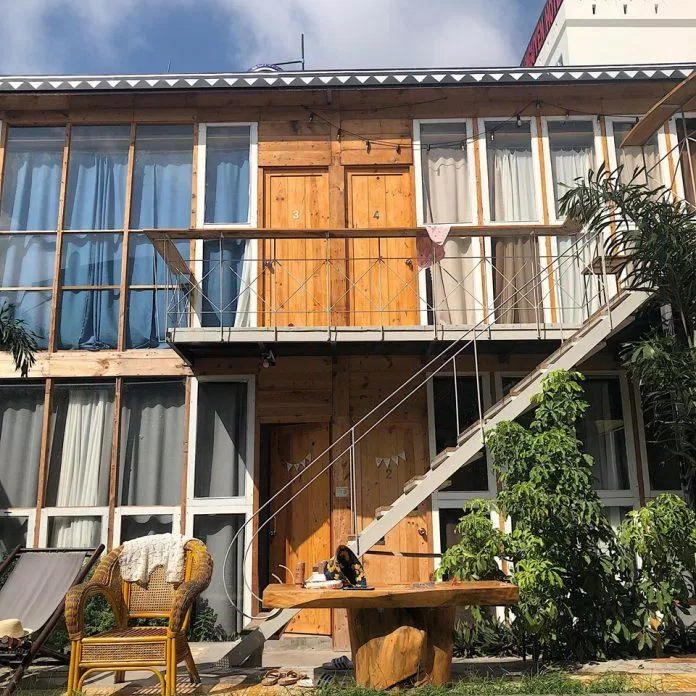 Không gian bên ngoài của La Mer homestay Vũng Tàu 2 (ảnh: internet)
