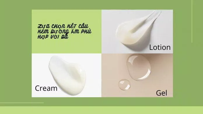 Lựa chọn đúng kết cấu dưỡng ẩm được xem là bước quan trọng để tạo nên sự thoải mái cho da ( Nguồn: BlogAnChoi)
