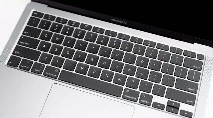 Bàn phím của MacBook Air (Retina display) (Ảnh: Internet).