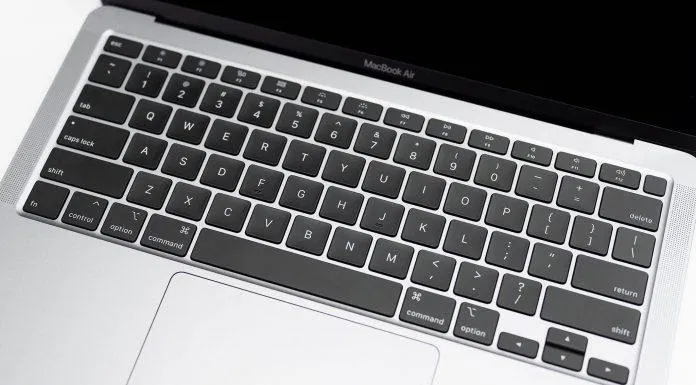 Bàn phím của MacBook Air (Retina display) (Ảnh: Internet). Bàn phím của MacBook Air (Retina display) (Ảnh: Internet).