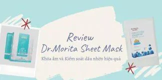 Review mặt nạ Dr.Morita (Nguồn: Internet).