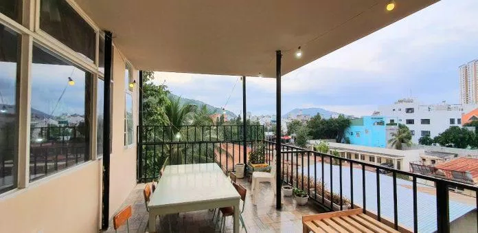 Không gian thoáng đãng tại Nấm Homestay Vũng Tàu (ảnh: internet)