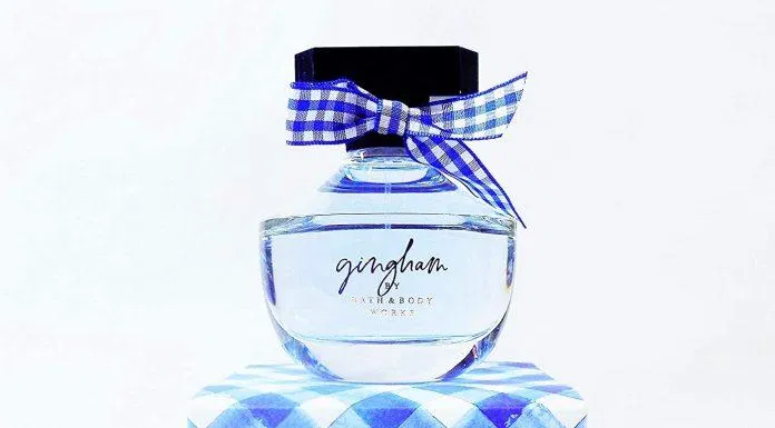 GingHam Eau de Parfum có bao bì màu xanh bắt mắt (Nguồn: Internet)