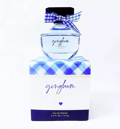 GingHam Eau de Parfum có bao bì màu xanh bắt mắt (Nguồn: Internet)