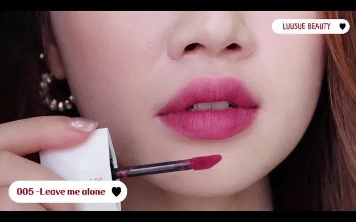 Son Perfect Diary ReadMe Weightless Velvet Lip Stain màu 006 - Hug me - Màu cam đất (Nguồn: Luusue Beauty).