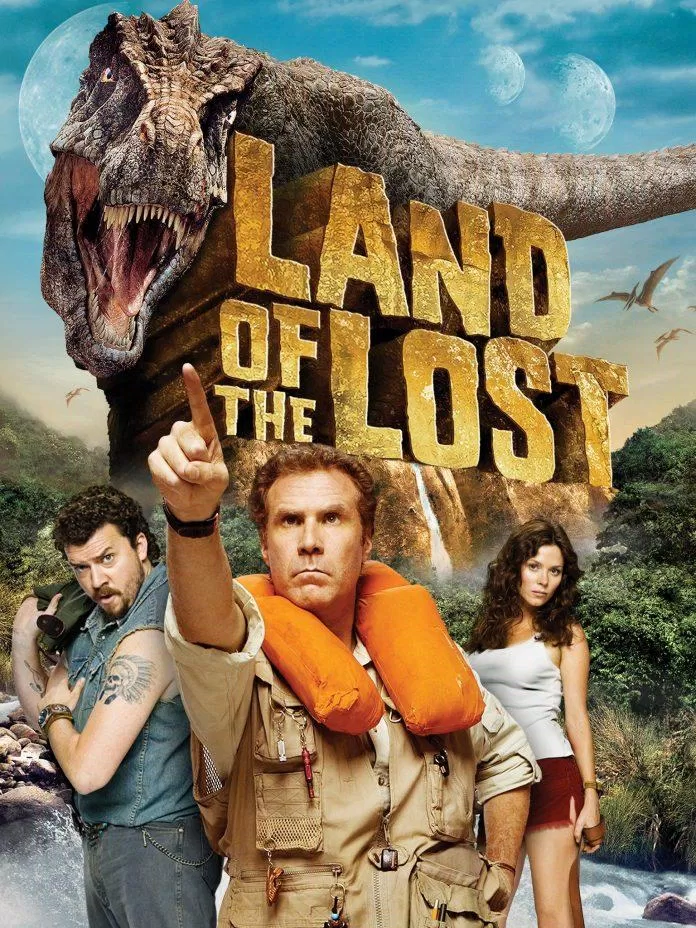 Poster phim Land of the Lost - Trôi Về Thời Tiền Sử (2009) (Ảnh: Internet)