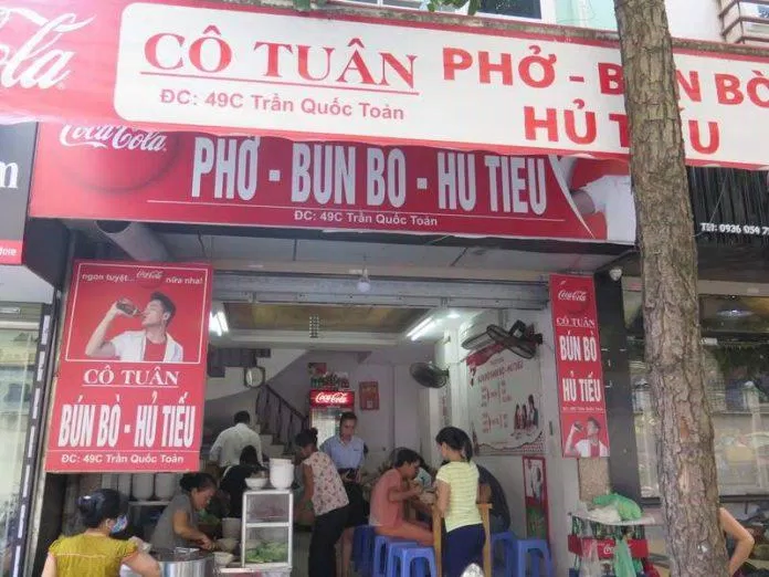 Tiệm Phở Bò Ko Tuấn - Phở xào xá xíu.  (Nguồn: Internet)